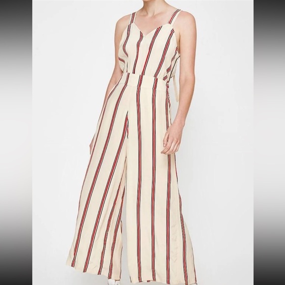 Anthropologie Rue Stiic Los Altos Jumpsuit Sand S - Picture 8 of 8